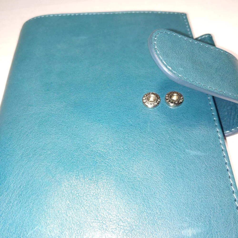 Moterm Leather Wallet Planner Turquoise Green OS